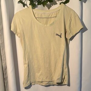 Puma Women's Light Tan Short Sleeve Tee